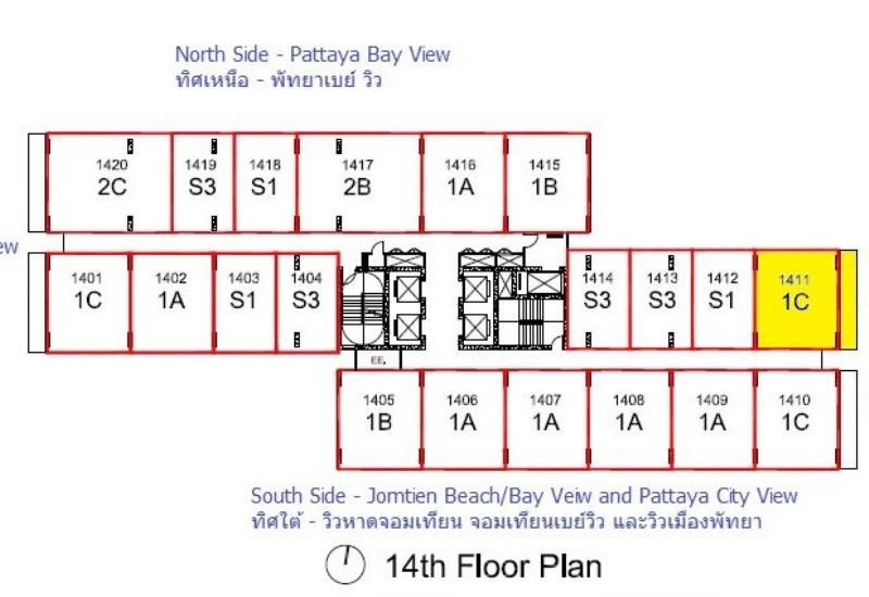 Floor 14 plan